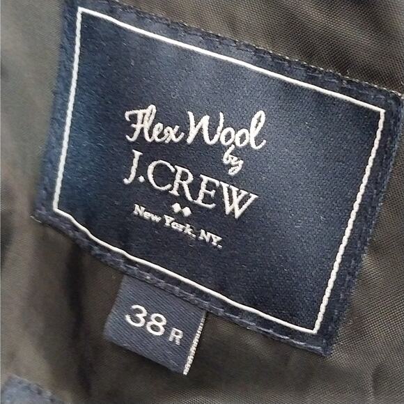 J. CREW! AWESOME DOVE GRAY "FLEX" WOOL 2 BUTTON DRESS JACKET, BLAZER! SZ 38R - Picture 8 of 11